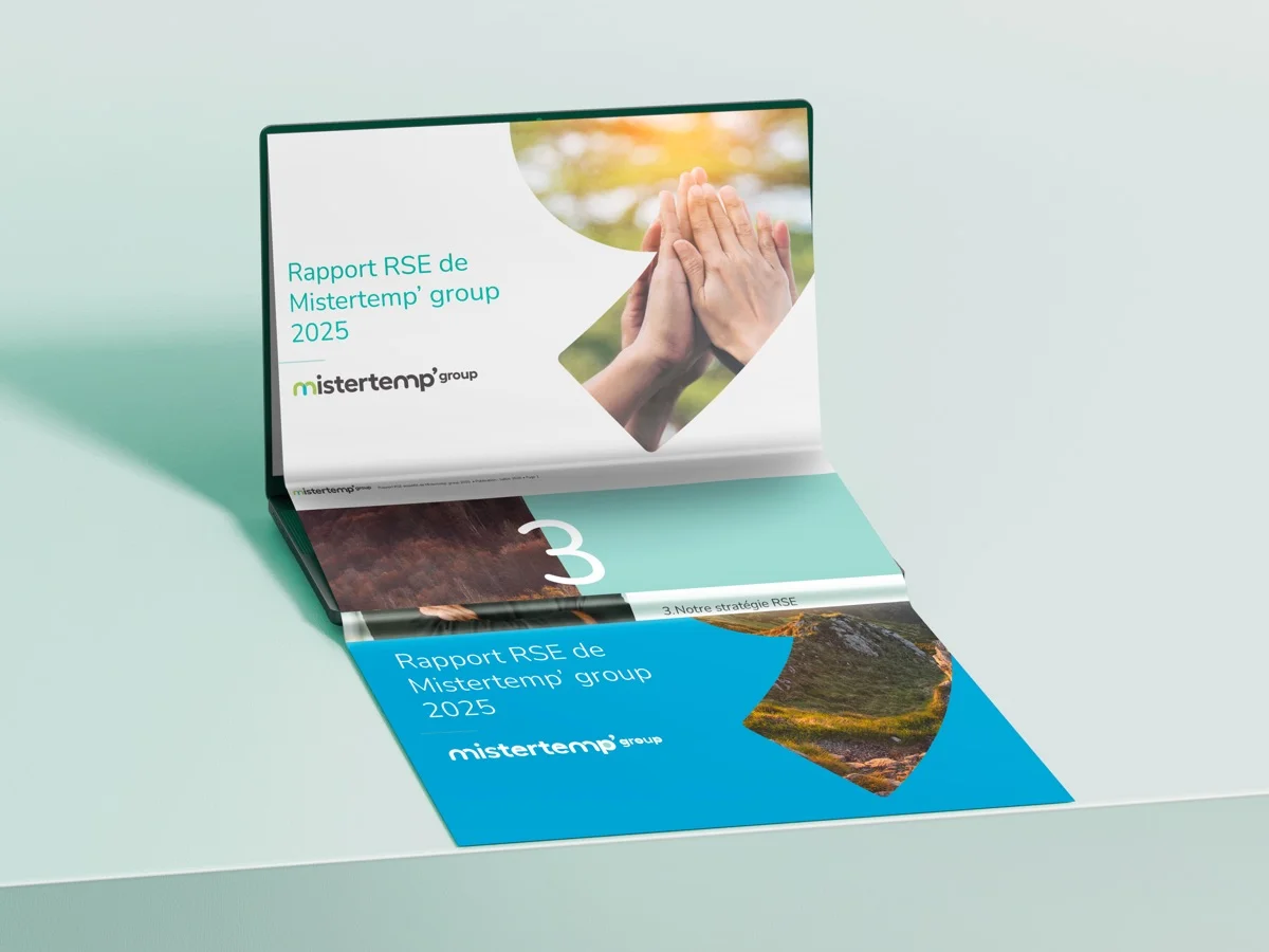 La couverture du rapport RSE 2025 du groupe