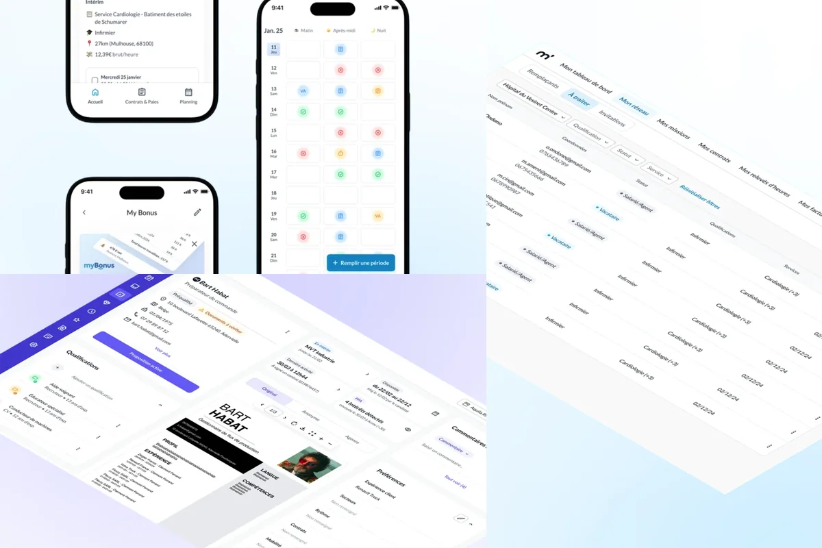 Las herramientas del grupo: el CRM Mistermatch, la aplicación para trabajadores temporales y el área de clientes